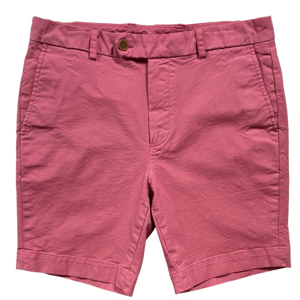 Brooks Brothers Men's Bermuda Shorts Size 34x8.5 Chino Preppy Salmon - 641
